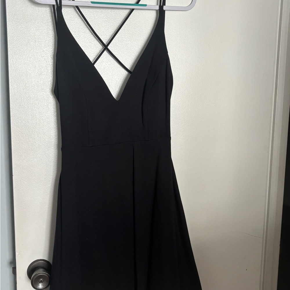 Lulus Black Backless Dress